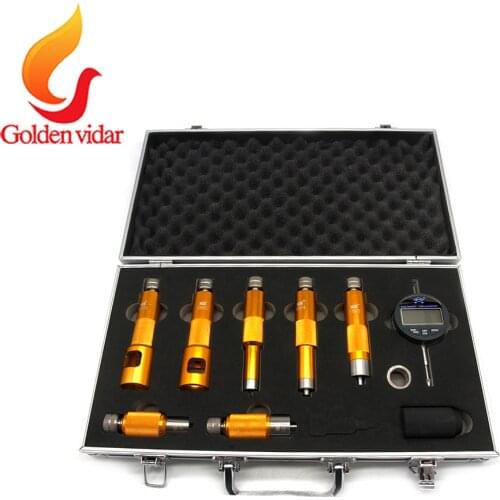 Common Rail Injector Valve Assembly Gap Gasket Stroke Measuring Repair Tools Set XBJ04 for Bosch and Denso injector