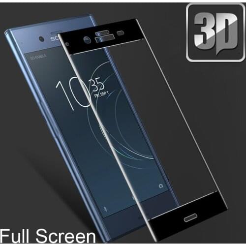 For Sony Xperia XA1 3D Full Screen Coverage Tempered Glass For Sony Xperia XA1 Screen Protector Full Covered Protective Film