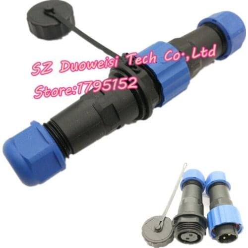 Docking Waterproof plug and socket DWS-16 7 / 9 pin on the plug 16mm