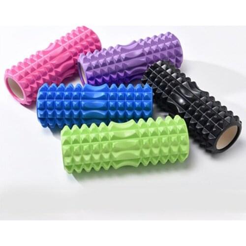 Cross-Border Hot Sale Environmentally Friendly Odorless Foam Roller Muscle Relaxation Hollow Yoga Column Fitness Massage Stick