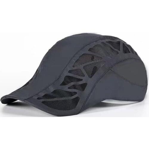 2021Mens And Womens Summer New Fashion Quick Drying Leisure Painter Beret, Retro Solid Color Comfortable Breathable Shade Cap