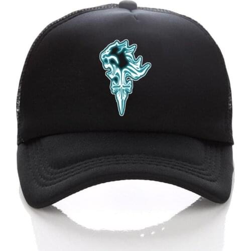 Game anime Final Fantasy hat women men Cap Messy Bun Snapback cap cosplay cartoon cap Summer Mesh hat