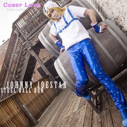 JoJos Bizarre Adventure Johnny Joestar suit Cosplay costume Halloween Carnival New Years Christmas clothing
