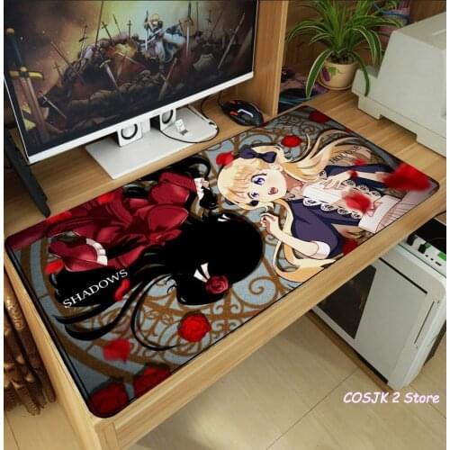 Anime SHADOWS HOUSE Emilyko Kate.Shadow John Mouse Pad Thicken Laptop Gaming Mice Mat Table Keyboard Mat Anti-Slip Playmat Gifts