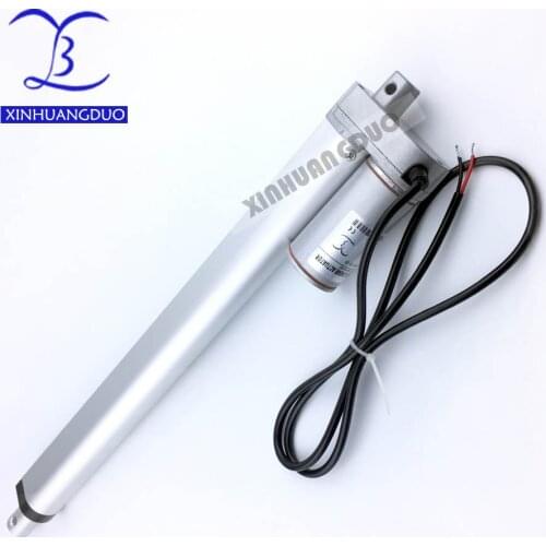 Best !12V 450mm/18inch stroke 900N /198LBS micro linear actuator electric linear actuator TV lift high speed linear actuator