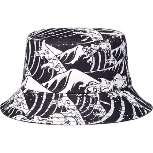 Bucket Hat Men Summer Sun Beach Women White Wide Brim Outdoor Fishing Holiday Accessory Teenagers Cap
