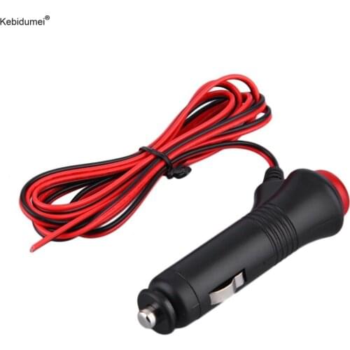 Kebidumei 2017 Mans Car Cigarette Lighter 12V 24V Socket Plug Connector On Off Switch males Car Cigarette Lighter