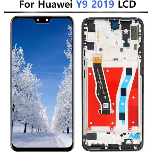 For Huawei Y9 2019 display touch Screen Digiziter assembly Y9 2019 LCD Ecran Module Replacement parts For Huawei Y9 2019 LCD