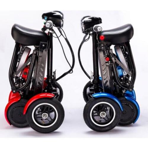 Wholesale Enhance perfect travel transformer 4 wheel folding mobility scooter new mini adult portable foldable electric scooter