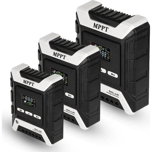 Solar Controller MPPT Photovoltaic System Solar Charge and Discharge Controller Auto Battery LCD Solar Regulator Dual USB