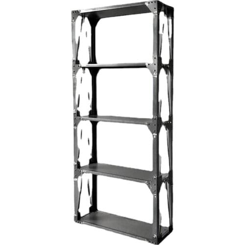 Living Room Light Duty Black Home Kitchen Storage 4 Tier Iron Metal Shelf Lron Storage Rack