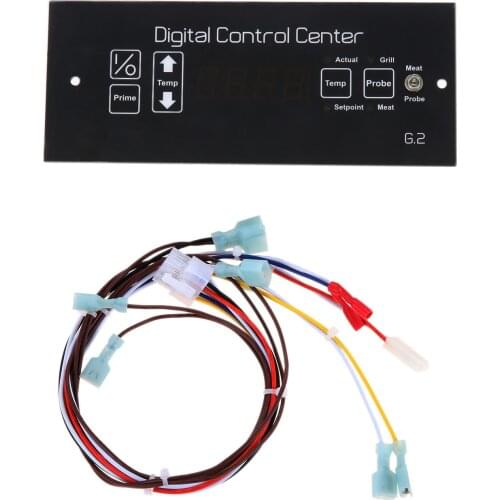 Upgraded Replacement Igniter Digital Thermostat Control Board 50125 with Wire Harness fit for Louisiana Wood Pellet Grills