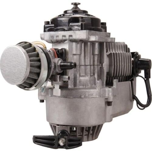 2 Stroke Pull Start Engine 25H Sprocket Motor Transmission Air Filter For 49cc Mini Pocket Pit Quad Dirt Bike ATV 4 Wheel