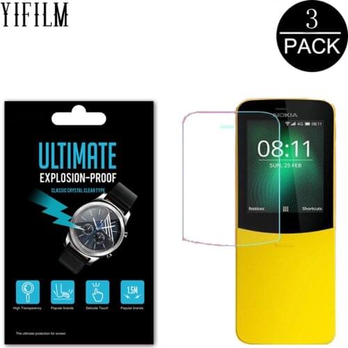 3Pcs For Nokia 8810 N8810 HD Clear Ultra Thin PET Screen Protector Film For Nokia 5H Anti-Scratch Explosion-Proof Film Not Glass