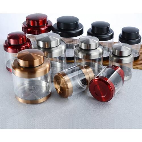 Acrylic Transparent Tea Caddy Multi-Specification Household Storage Tank Outdoor Portable Sealed Tank