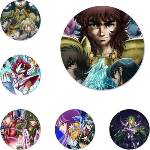 Saint Seiya Shiryu Anime Cartoon Icons Pins Badge Decoration Brooches Metal Badges For Backpack Decoration