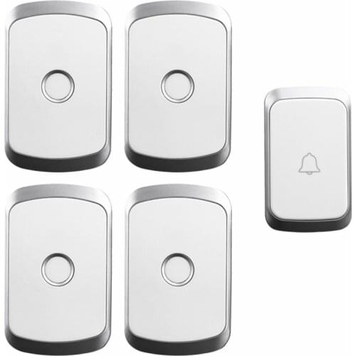 CACAZI Wireless Doorbell Waterproof Battery 300M Remote US EU UK Plug Home Call Ring Bell External Wireless Ringtone Radio Bell