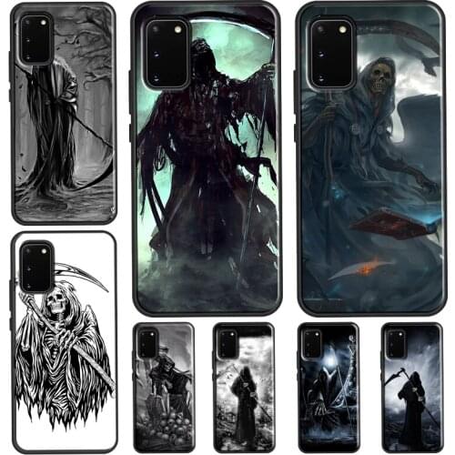 Death Grim Reaper Skull For Samsung Note 20 Ultra Note 10 Plus Case For Galaxy S21 S8 S9 S10 Plus S20 FE Coque