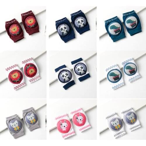 Baby Non Slip Leg Warmers Summer Mesh Thin Section Knee Pads Infant Crawling Protective Gear 100% Cotton Breathable Kneepads