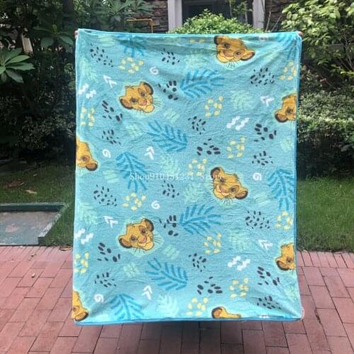 Disney The Simba Lion King Nala Blanket Throw Baby Girls Boys Kids Children Pets 100x120cm Minnie Sleeping Cover on Crib Plane