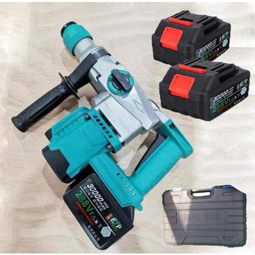Electric Brushless Hammer Cordless Power Impact Drill with Lithium Battery Power Drill Electric Drill