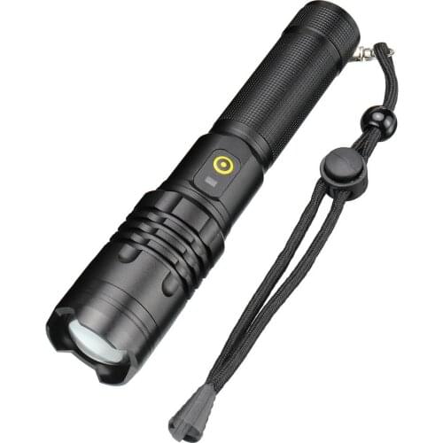 Rechargeable Flashlight 18650 Battery Rechargeable Adjustable Zoom Electric Torch Outdoor Lighting, Night Riding,Patrol,Hunting