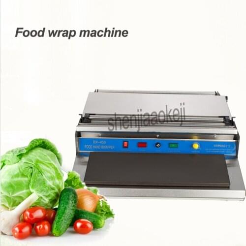 BX-450 food wrap machine sealing machine supermarket vegetable fruit Wrap film packaging machine baler 220V 270W 1PC