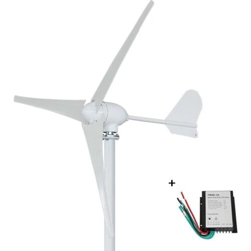 Success Chinese 500 Watt Wind Turbine installed performs perfect with Waterproof Controller 12V 24V