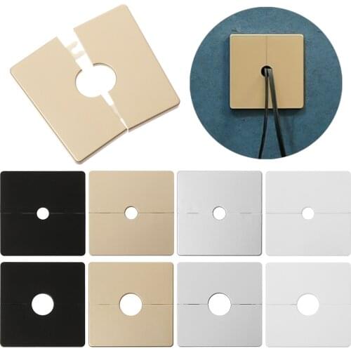 1PC 86Type Cabinet Office Desk Hole Cap Wall Wire Hole Cover Reserved Drill Hole Panel Decor Air-conditioning Furniture Decor