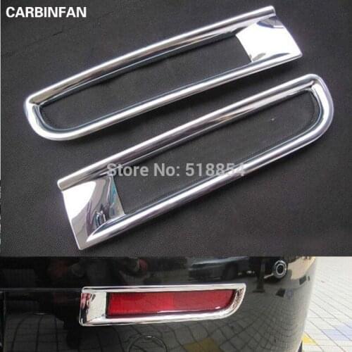 Rear Fog light Lamp Cover Trim 2Pcs/Set For 2010 2011 2012 2013 Mitsubishi Lancer / Lancer X / Lancer Evo car stylings