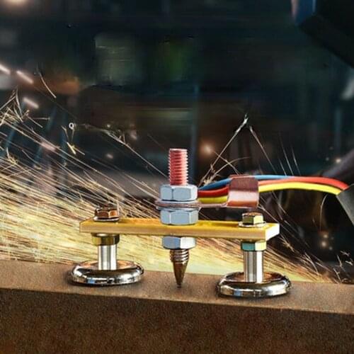 Metalworking Magnet Head Magnetic Ground Clamp Metal Plate Welding Support Tool Accessories
