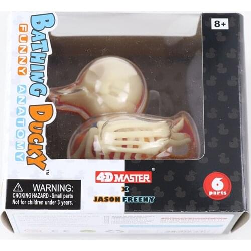 Little Yellow Duck 4D Master Artist Jason Freeny Puzzle Assembly Toy Perspective Skeleton Anatomical Model