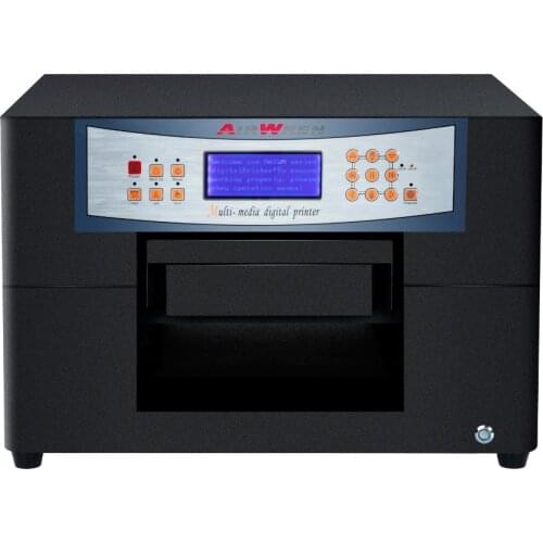 Mini A4 UV Flatbed Printing Machine Multifunctional Digital Inkjet Flatbed UV Printer For CD DVD Pen Acrylic Dog Tag Flash Disk