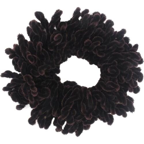 Muslim Hijab Volumizer Flexible Rubber Band Volumising Scrunchie Headflower Big Hair Tie Ring Khaleeji Wholesale