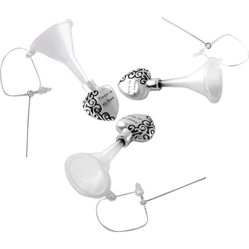 DSC001 Cremation Jewelry Filling Kit Samll Plastic Funnel with instructions for use (About how to fill the Pendant)