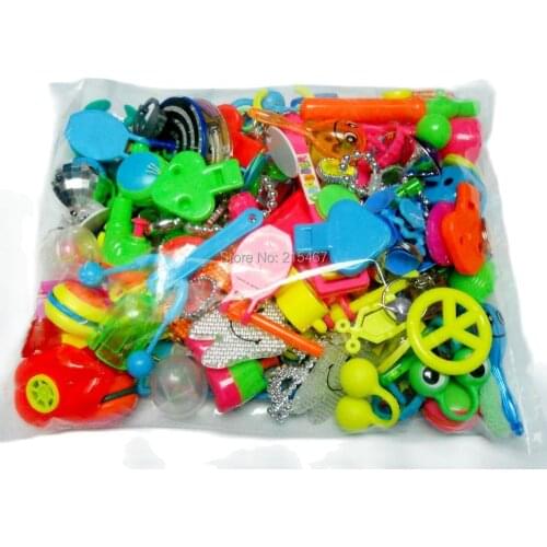 NEW BULK BAG OF 100 PARTY LOOT BAG PINATA TOYS LUCKY Pinata bag filler carnial novelty birthday party favors gift toy prize