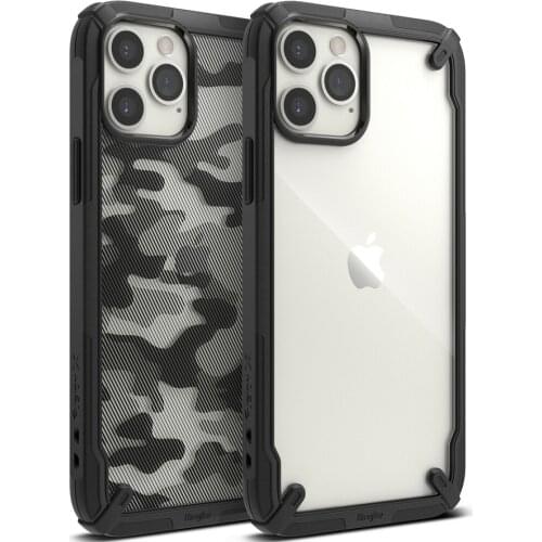 Ringke Fusion X for iPhone 12 Pro Case Shock Absorption Transparent Hard PC Back Soft TPU Frame Cover for iPhone 12