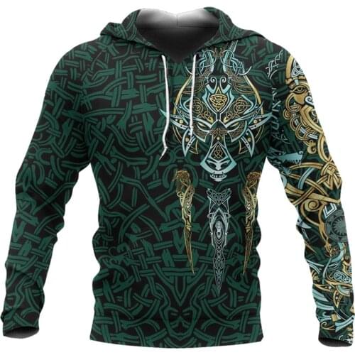 Viking Tattoo 3D Printed Hoodies Harajuku Fashion Sweatshirt Women Men Casual Pullover sudadera hombre Drop Shipping 09