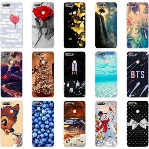 X For Huawei Honor 7A pro 5.7"inch AUM-L29 Case Soft Silicon TPU Phone Back cover 360 Protective Case For Huawei Honor7A pro