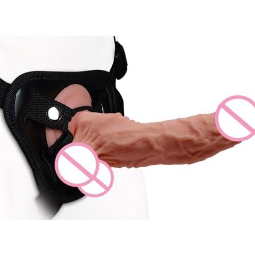 Female masturbation clitoris stimulation silicone artificial penis heating vibrator AV massage stick couple penis ring sex toys