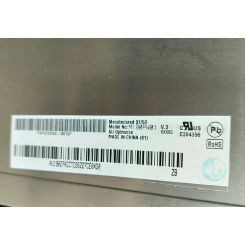 M190PW01 V2 M190PW01 V.2 M190PW01 V3 M190PW01 V.3 M190PW01 V4 M190PW01 V.4 M190PW01 V5 M190PW01 V.5 AUO LCD Display