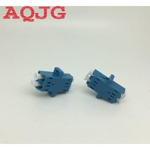 10PCS Lc fiber optic adapter fiber optic coupler double lc fiber optic connector lc duplex coupler AQJG
