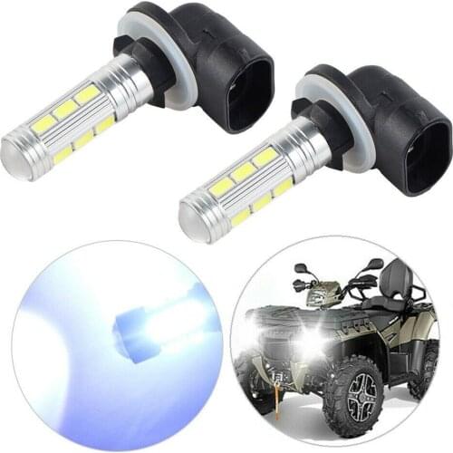 For Polaris Sportsman LED Bulb Headlight 2pcs 300 400 450 500 550 570 600 700 800 Accessories