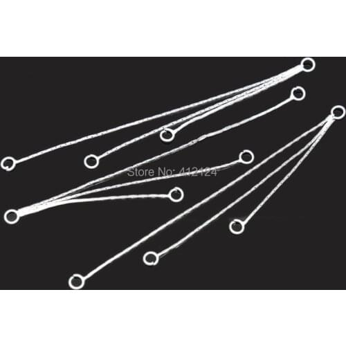 50Pcs Copper Connectors Earrings Making Component Silver Plated Charms Jewelry Findings 8.9x0.4cm