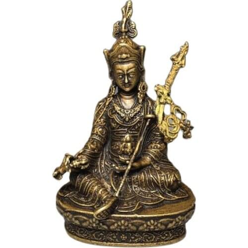 Bronze statues and Buddha statues collection of cunfo Tantrism collection of Buddha bronze statues of lotus students and officia