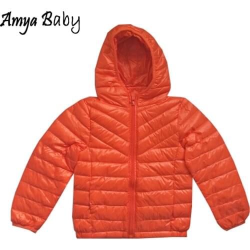 Amya Baby Kids Winter Jackets Unisex Boys Girls Duck Down Coat Children Clothing Boys Outerwear Snowsuit Girls Coats And Jackets