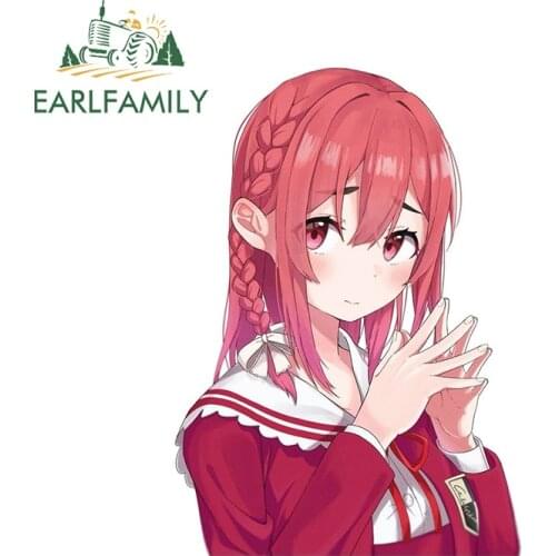 EARLFAMILY 13cm x 10.4cm for Sumi Sakurazawa Car Sticker Scratch-Proof Refrigerator Windows Decal Waterproof RV Vinyl Car Wrap