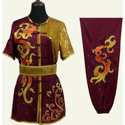 Wushu Clothing Martial Arts Uniform Embroidery Wing Chun Chinese Kungfu Uniform Wushu Staff Shaolin Kung Fu Uniform TA1891