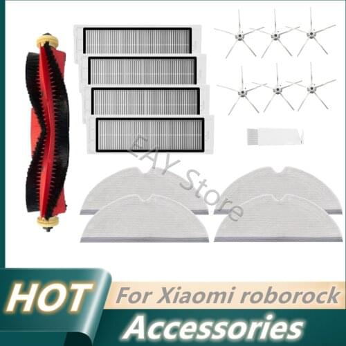 HEPA filter main brush mop side brush accessories are suitable for millet roborock S50 s51 s5max S6 S5vacuum cleaner accessories