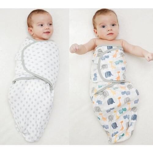 LionBear baby Swaddle envelope for newborns 100% Cotton 0-6 Months cocoon baby Sleeping Bag Feeding Blankets Sleepsack Soft Wrap